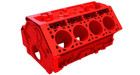 3d printed engine block