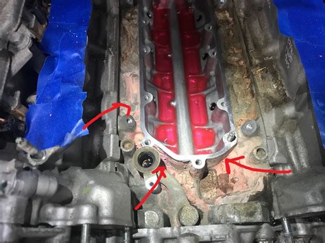 antifreeze leaking from engine block